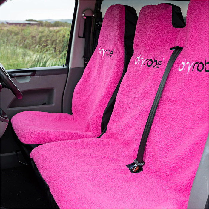 2024 Dryrobe Single Car Seat Cover V3 V3DRCSC - Black / Pink